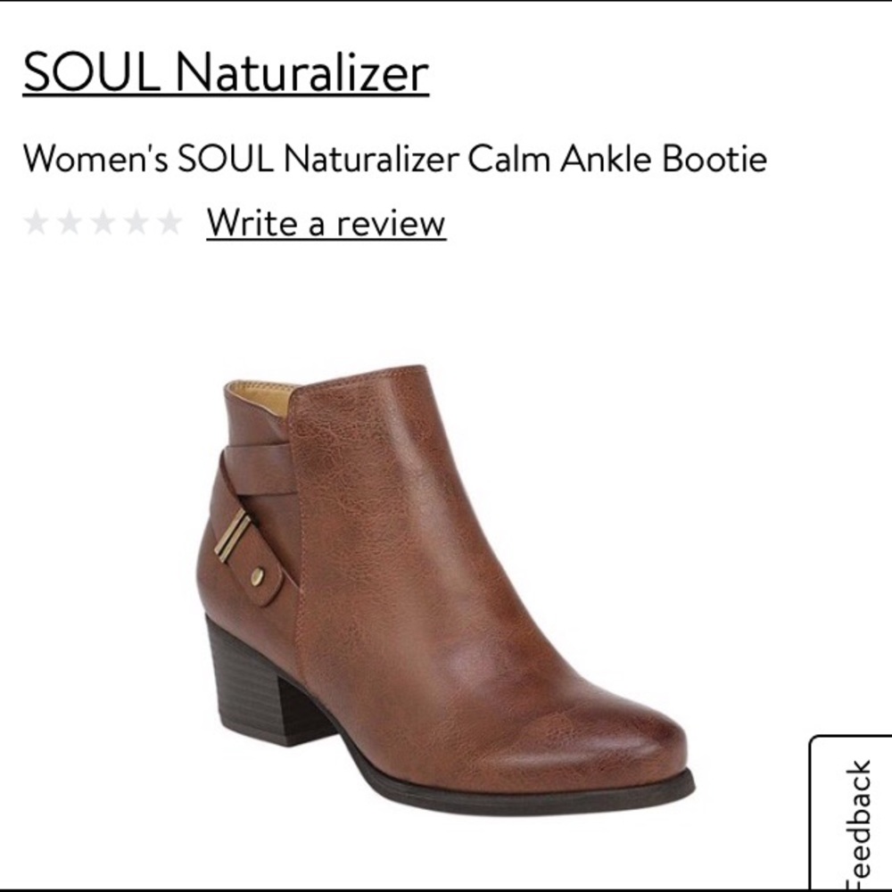 “Calm” Naturalizer Size 8w bootie